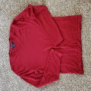 Banana Republic Silk Cashmere Red Sweater